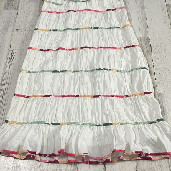 Storia Rainbow Striped Dress Size Medium - Picture 3 of 9
